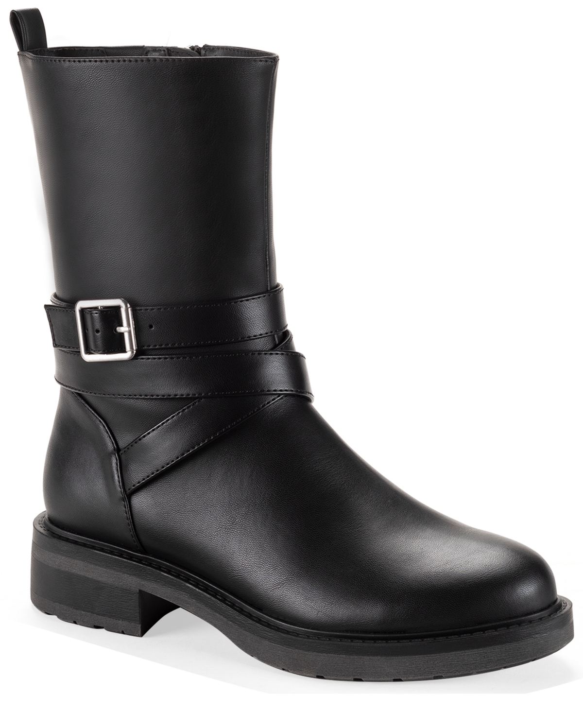 Style & Co Women's Torrinn Block Heel Booties, Macy's Exclusive In Black