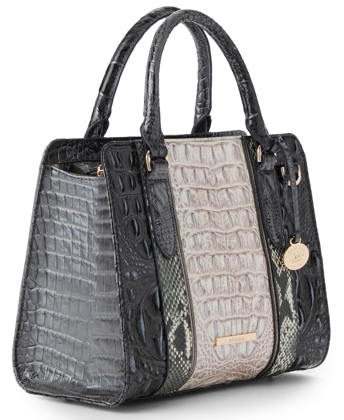Brahmin Cami Nottingham Square Shaped Small Satchel Bag