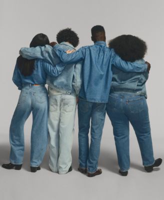 Trendy Plus Size 501&reg; Cotton High-Rise Jeans