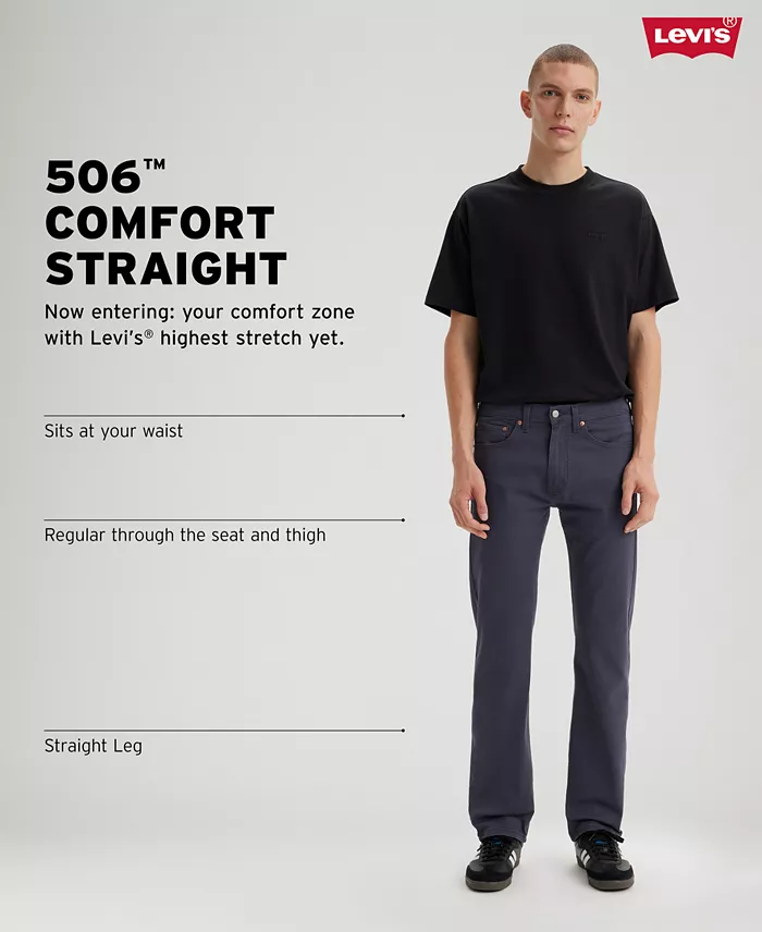 Men's 506™ Comfort Straight-Leg Stretch Jeans - thumbnail 9