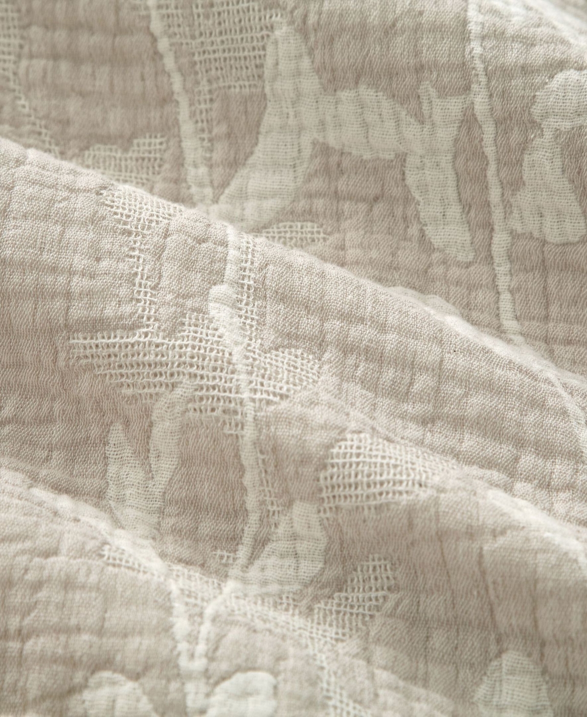 Stratford Park Desia Leaves 6-pc. Comforter Set, Queen In Neutral