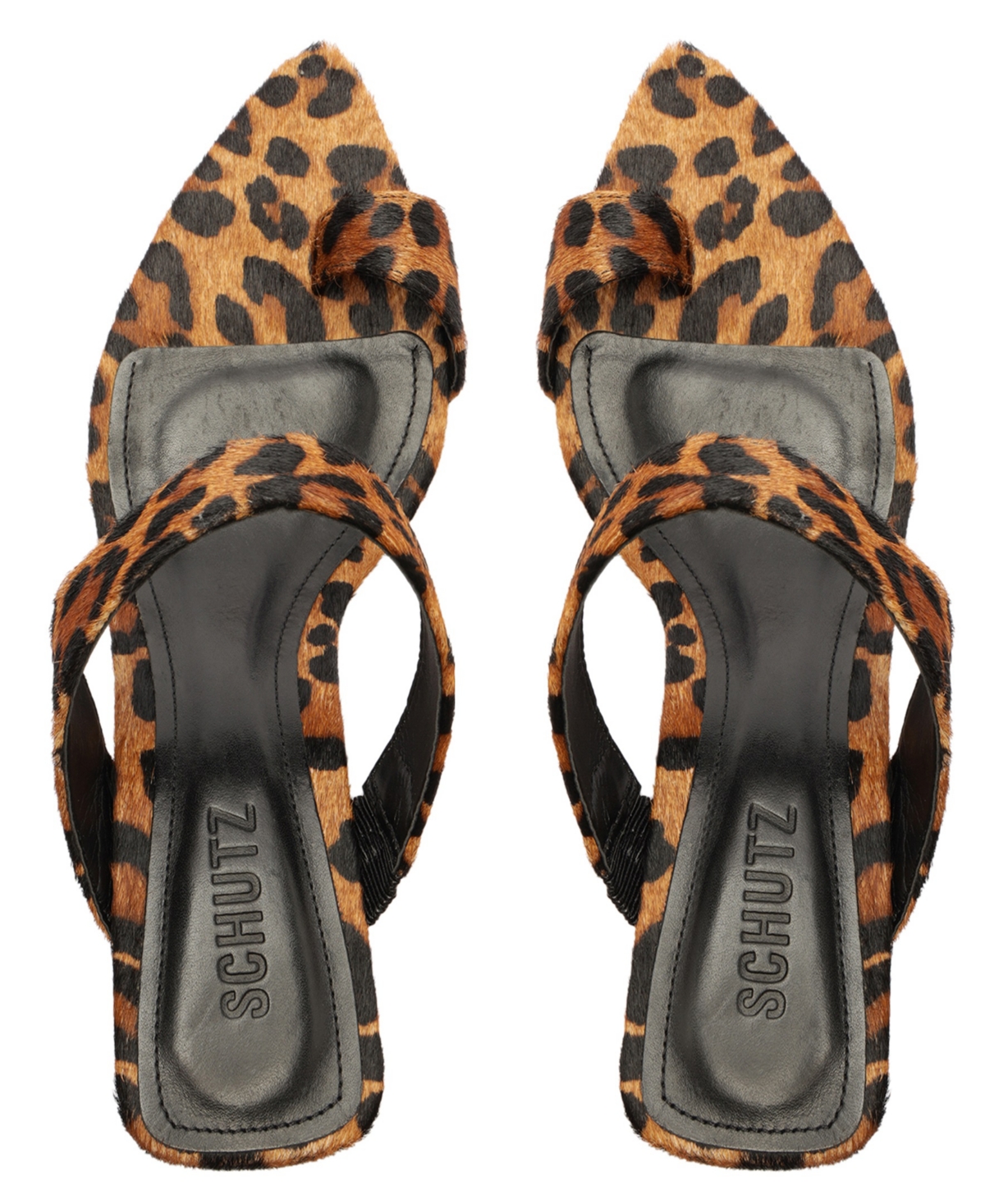 Schutz Women's Melina Slip On Dress Sandals In Animal Print