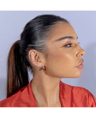 Waterfall 4 hoop stud