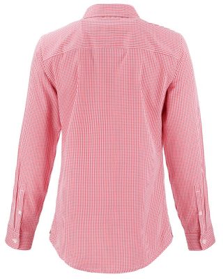 Women's Cutter and Buck Skyline Epic Confidence Recycled Gingham Long Sleeve Dress Shirt