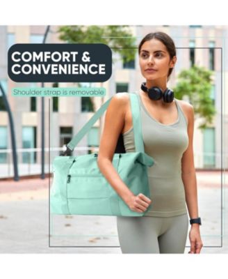 Grass Weekender Travel Bag - Small Gym Bag for Men & Women, Overnight Bag with Trolley Sleeve, Airplane Travel Essentials