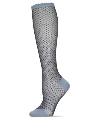 Women's Diamond Trellis Knee High Socks