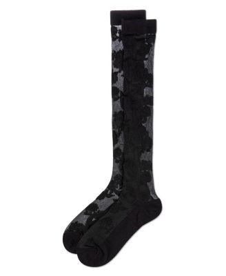 Women's Floral Fantasy Sheer Knee High Socks