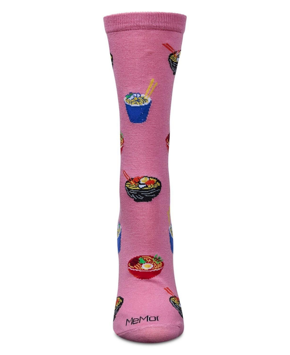 MeMoi Women's Ramen Rayon From Crew Socks