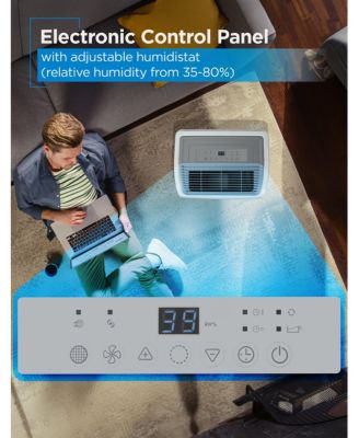 BLACK+DECKER Portable Dehumidifier with Built-in Pump, Smart Home 50 Pint Dehumidifier with Wifi & Alexa