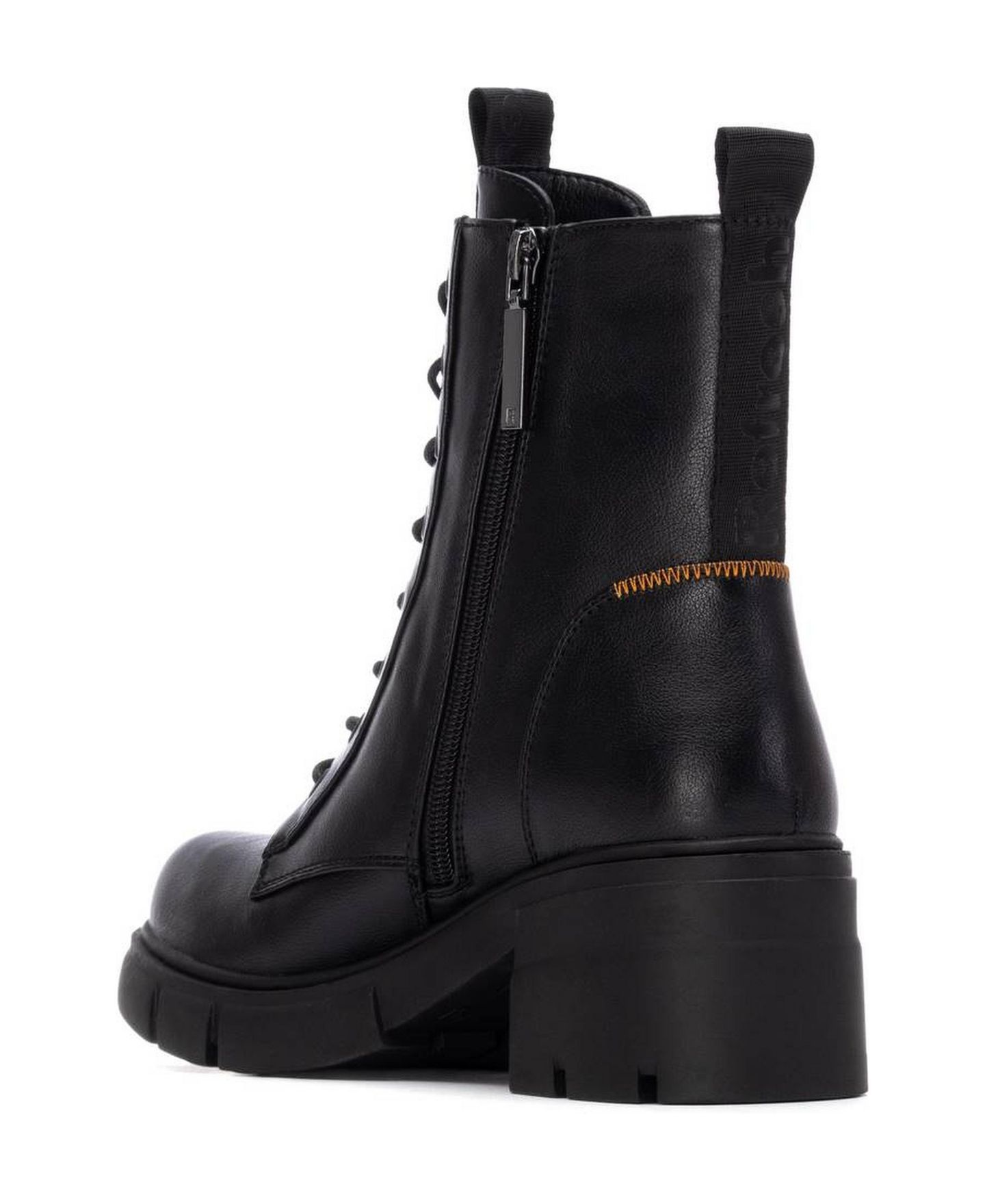 Женские ботинки XTI Block Heel Combat Booties Refresh Collection, цвет: Чёрный — фото 4