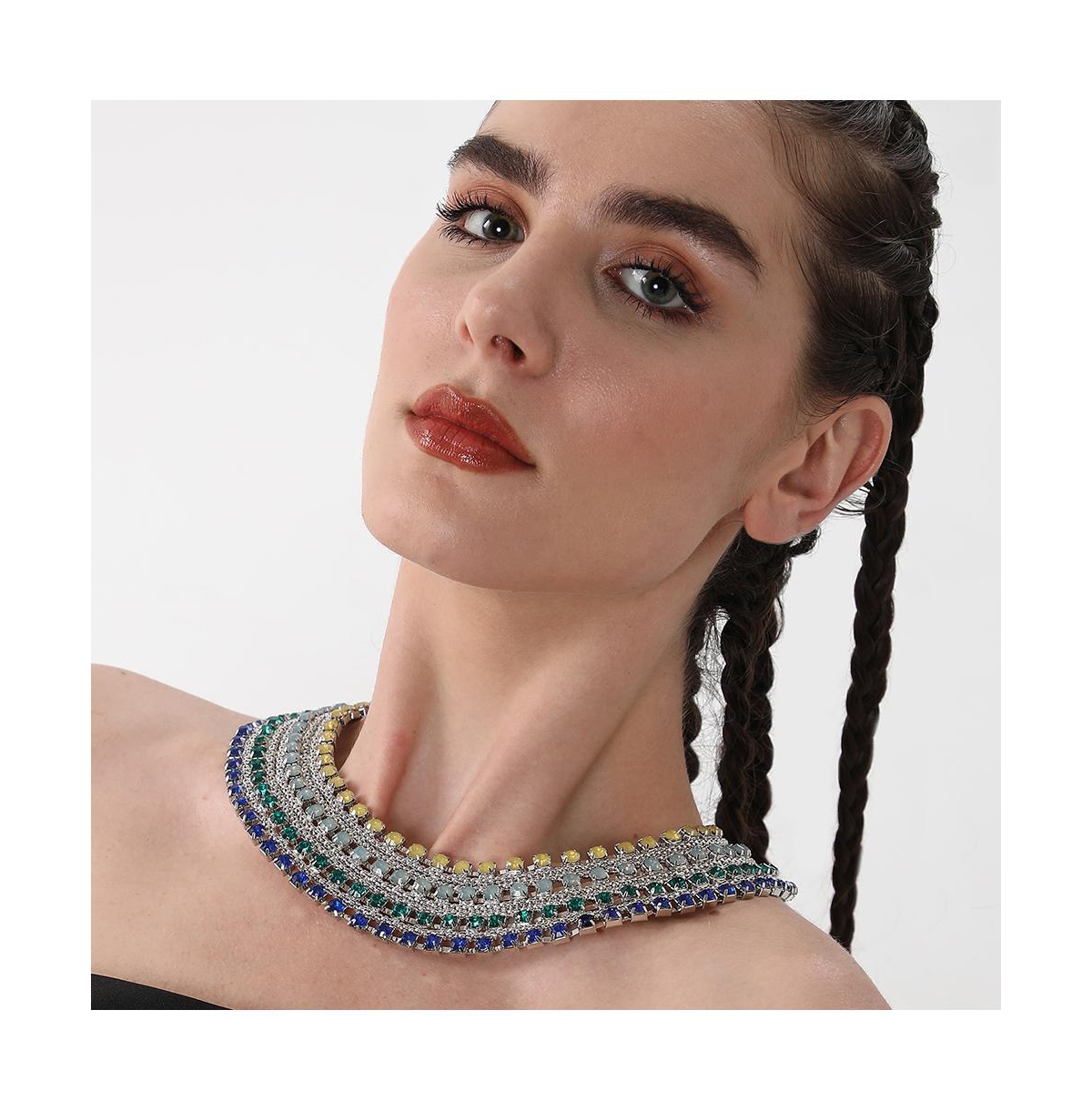 Sohi Women's The Egyptian Bijou Statement Necklace