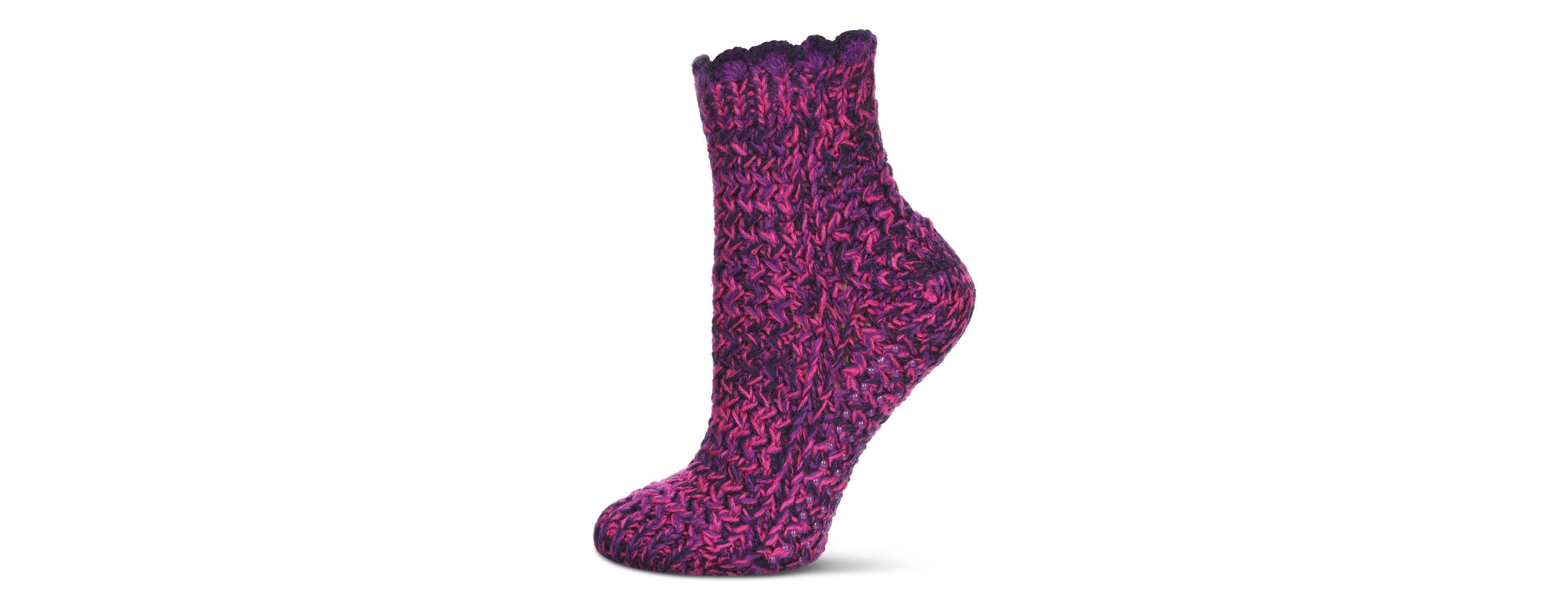 MeMoi Women's Woven Shades Anklet Home Socks