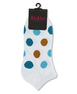 Women's Polka Dance Soft-Fit Cotton-Rich Low Cut Socks
