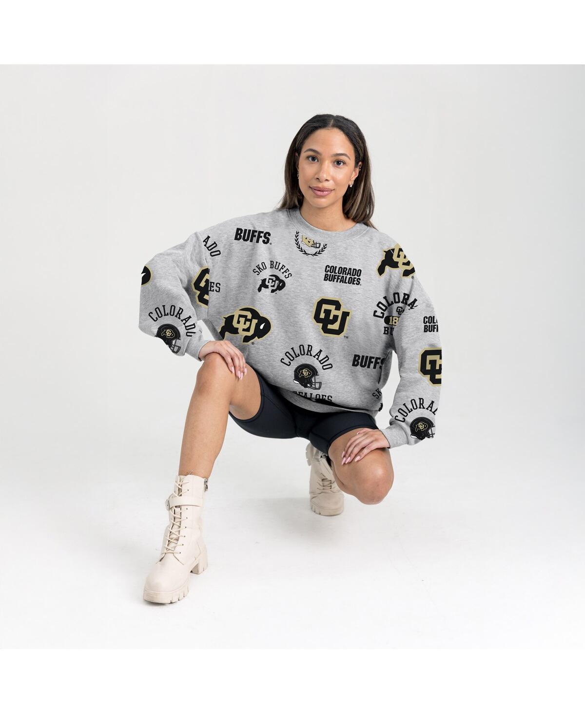 Gameday Couture Women's Gray Colorado Buffaloes Always On Repeat Fleece Sweatshirt In Gray