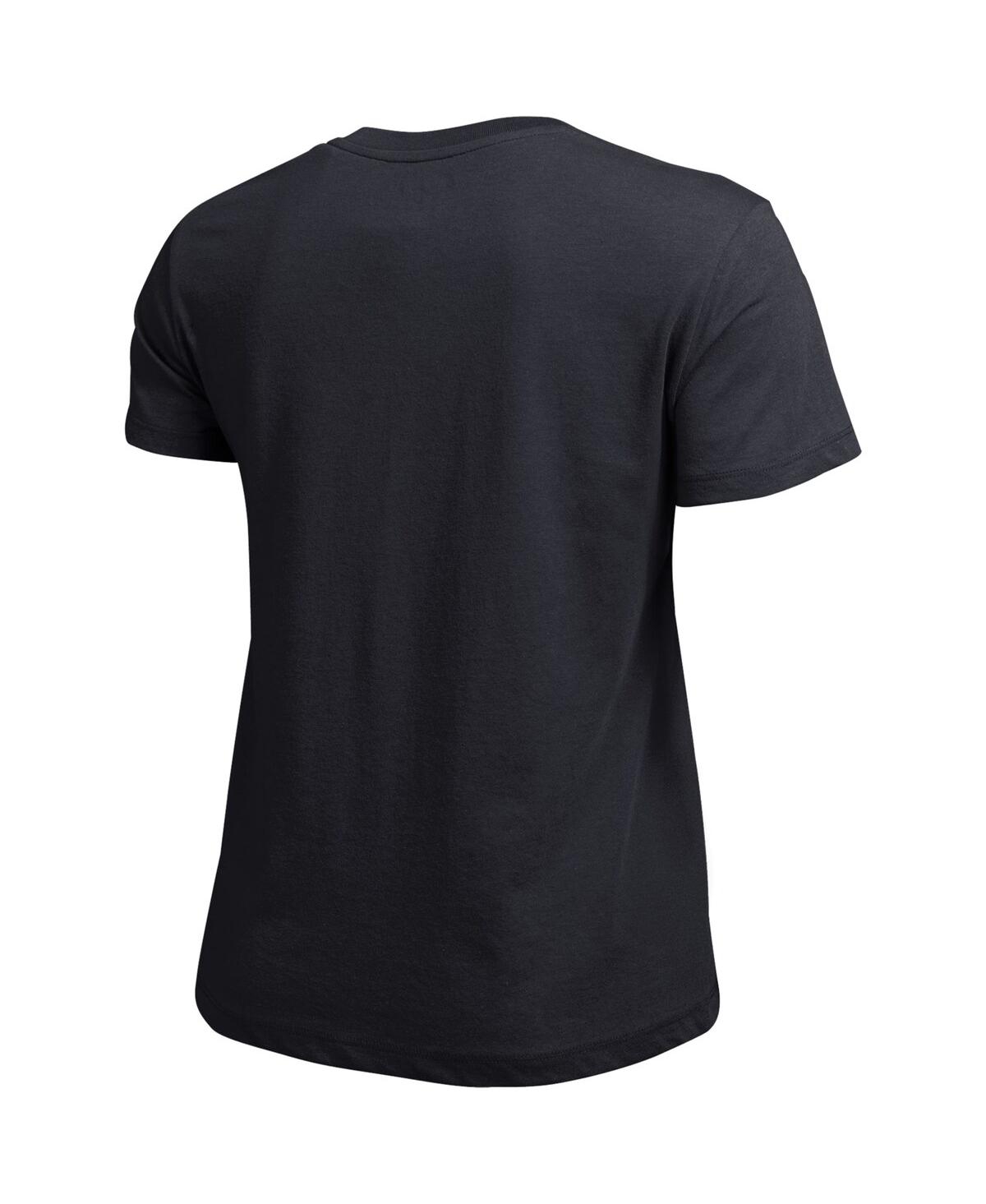 Champion Women's Black Oregon Ducks Arched Over Logo T-shirt In Black