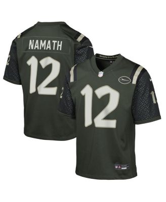 Nike - Big Boys and Girls Joe Namath Gotham Green New York Jets 2025 Rivalries Collection Retired Player Game Jersey