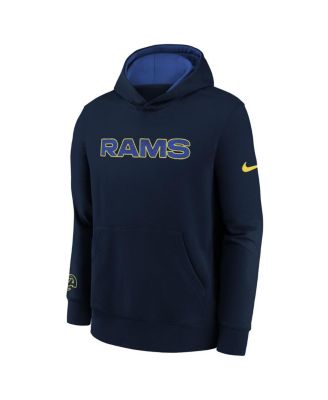 Big Boys and Girls Midnight Blue Los Angeles Rams 2025 Rivalries Collection Club Hoodie