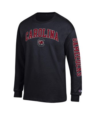 Men's Black South Carolina Gamecocks Arch Over Logo 2-Hit Long Sleeve T-Shirt