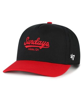 Men's Black/Red Atlanta Falcons Sundays Sure Shot Hitch Two-Tone Adjustable Hat