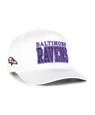 '47 Brand - Women's&nbsp;White Baltimore Ravens Outspoken Hitch Adjustable Hat