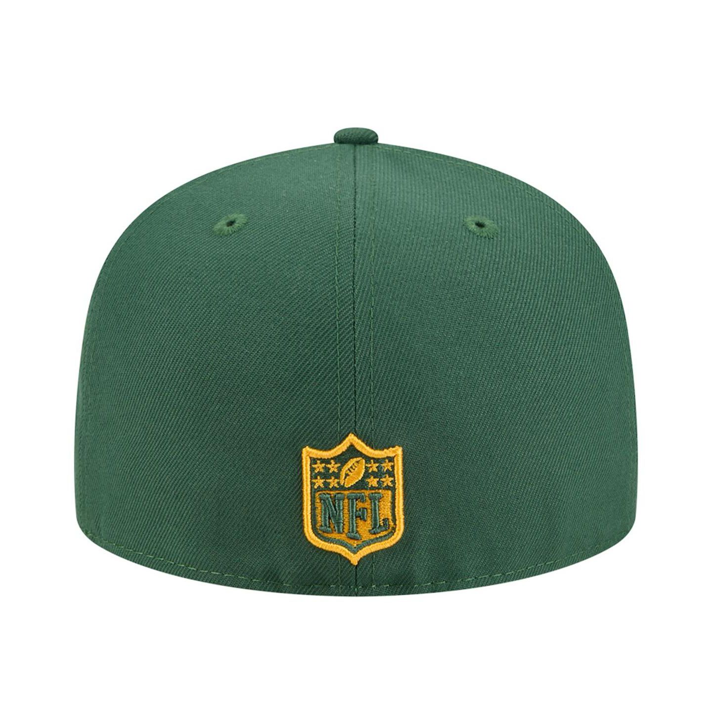 Мужская кепка New Era Green Bay Packers Tri-Hit 59FIFTY Fitted Hat — фото 2