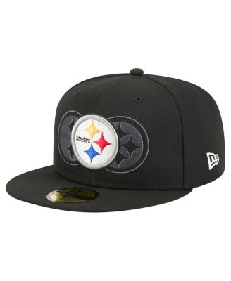 New Era - Men's Black Pittsburgh Steelers Tri-Hit 59FIFTY Fitted Hat