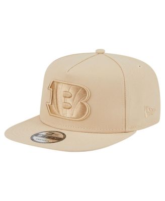 New Era - Men's Light Beige Cincinnati Bengals Color Pack A-Frame 9FIFTY Snapback Hat