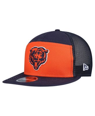 New Era - Men's Orange/Navy Chicago Bears Outdoor Split Panel 9FIFTY Snapback Hat