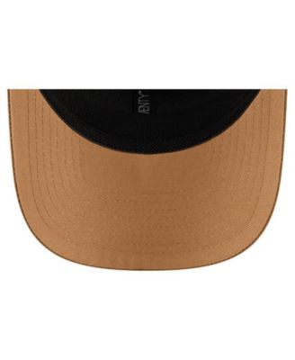 Men's Tan/Light Brown Chicago Blackhawks Two-Tone Trucker 9SEVENTY Stretch Snap Adjustable Hat