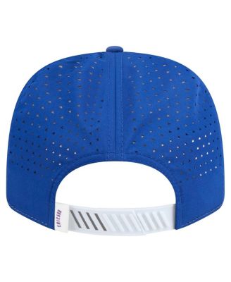 Men's White/Royal Chicago Cubs Established Patch 9SEVENTY Adjustable Hat