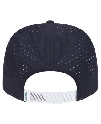 Men's White/Navy Seattle Mariners Established Patch 9SEVENTY Adjustable Hat