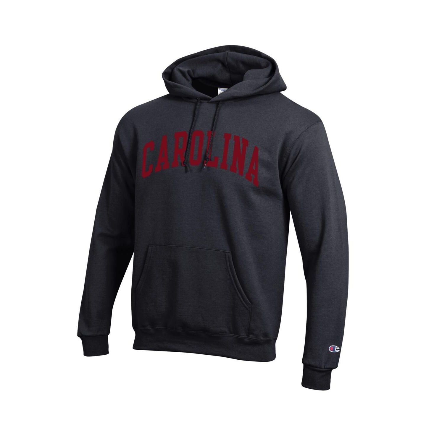 Мужское худи Champion Black South Carolina Gamecocks Basic Arch Fleece Pullover — фото 3
