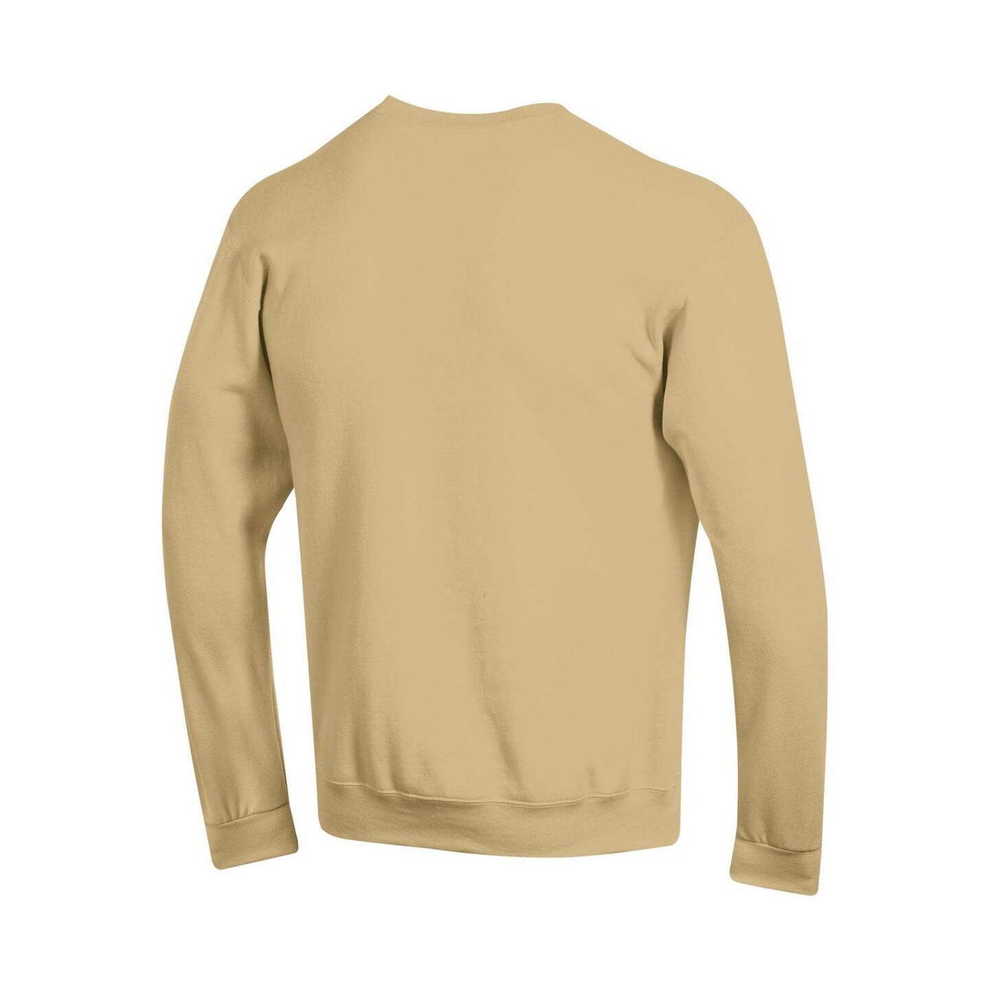 Мужской свитшот Champion Navy Notre Dame Fighting Irish Arch Over Logo Pullover, цвет: Золотой — фото 2