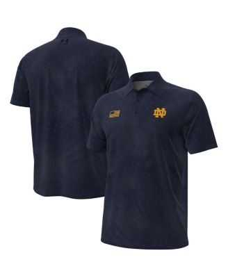 Under Armour - Men's Navy Notre Dame Fighting Irish Freedom Collection ArmourFuse Polo Shirt