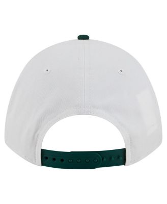 Men's White/Green Baylor Bears Arch Two-Tone Rope 9FORTY A-Frame M-Crown Adjustable Hat