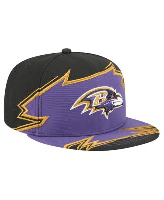 Men's Black/Purple Baltimore Ravens Break 59FIFTY Fitted Hat