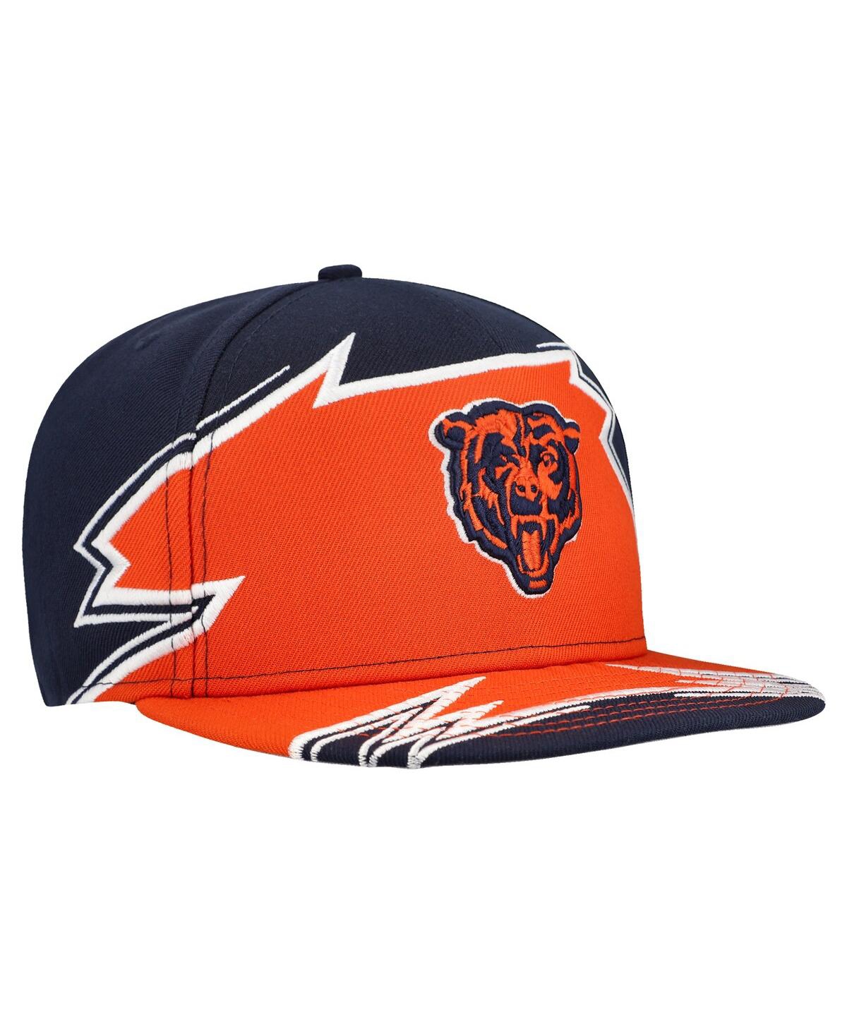 New Era Men's Navy/orange Chicago Bears Break 59fifty Fitted Hat In Multi