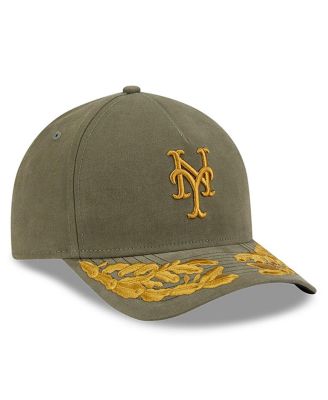 Men's Olive New York Mets A-Frame 9FORTY Adjustable Hat