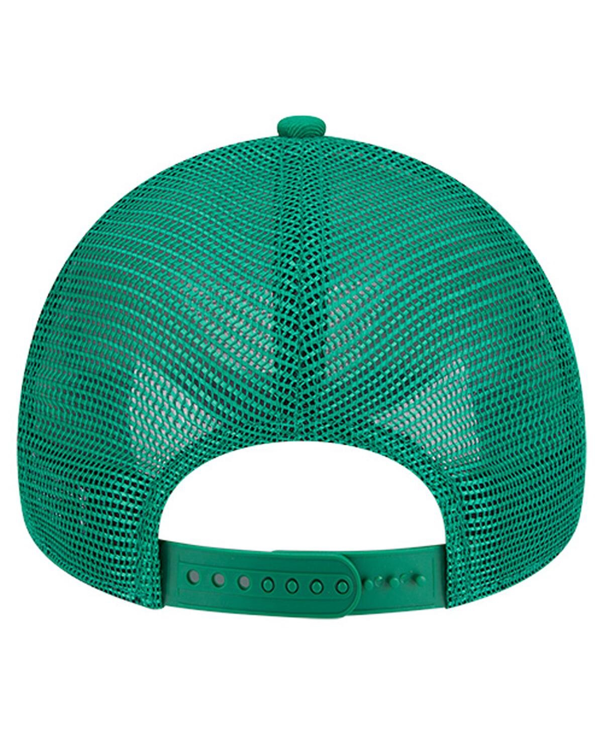 New Era Preschool Kelly Green Philadelphia Eagles Main A-frame 9forty Adjustable Hat In Gray