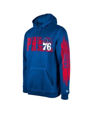 Men's Philadelphia 76ers Royal Tip-Off Collection Pullover Hoodie