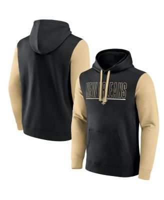 Fanatics - Men's Black New Orleans Saints Big Tall Outline Pullover Hoodie