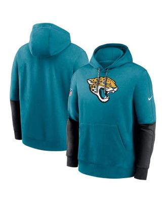 Nike - Men's Teal Jacksonville Jaguars 2024 Sideline Club Pullover Hoodie