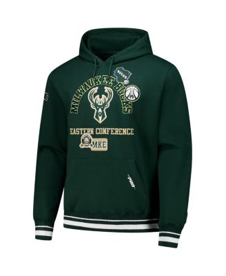 Men's Hunter Green Milwaukee Bucks Area Code Pullover Hoodie