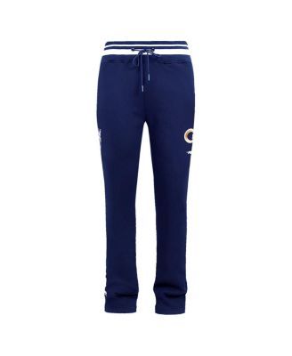 Men's Navy Georgia Tech Yellow Jackets Script Tail Fleece Sweatpants