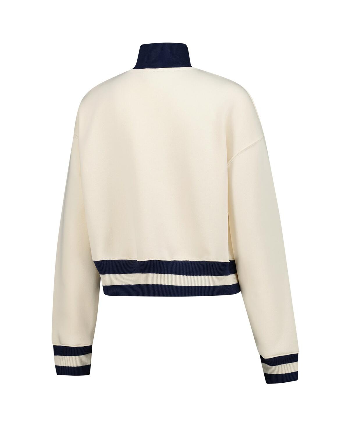 Nike Women's Cream Team Usa Phoenix Fleece Half-zip Sweatshirt In Neutral
