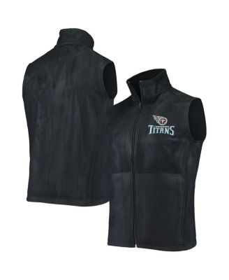 Dunbrooke - Men's Navy Tennessee Titans Houston Fleece Full-Zip Vest