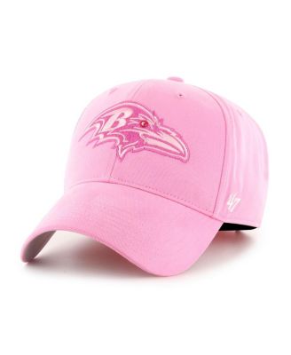 Big Girls Pink Baltimore Ravens Rose MVP Adjustable Hat