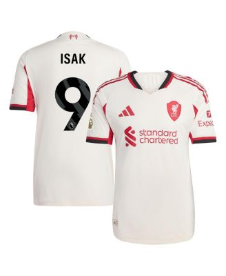 adidas - Men's Alexander Isak White Liverpool 2025/26 Away Authentic Player Jersey