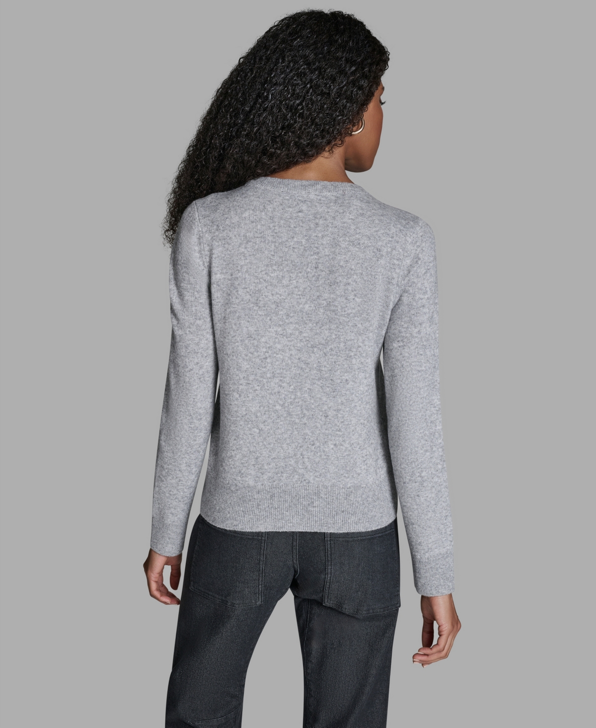 Bcbg Women's Bon Chic Genre Long Sleeve Sweater In Gray