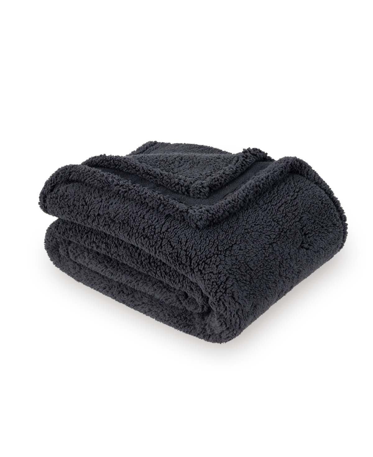 Berkshire Jill Martin Reversible Oversized Throw, 60" X 70" In Black